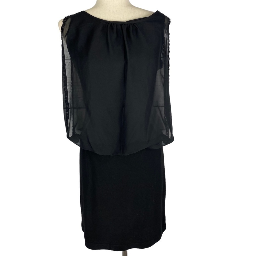 SCARLETT Nite Black Sleeveless Blouson Dress Size 8